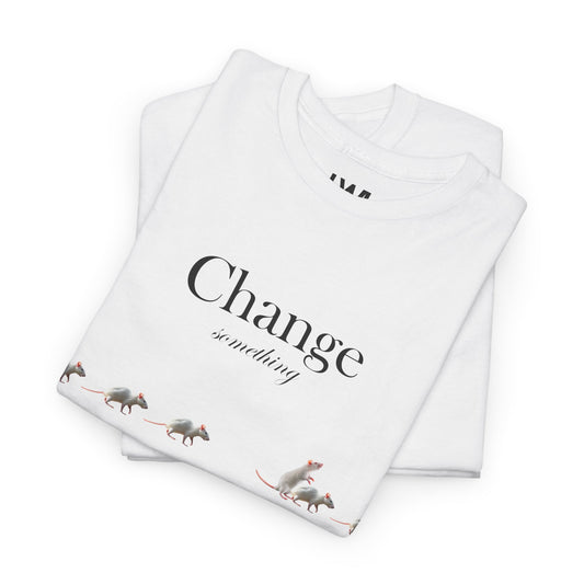 White Cotton Tee CHANGE SMTH Collection T-Shirt