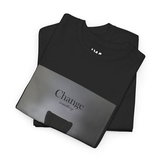 Black Cotton Tee CHANGE SMTH Collection T-Shirt