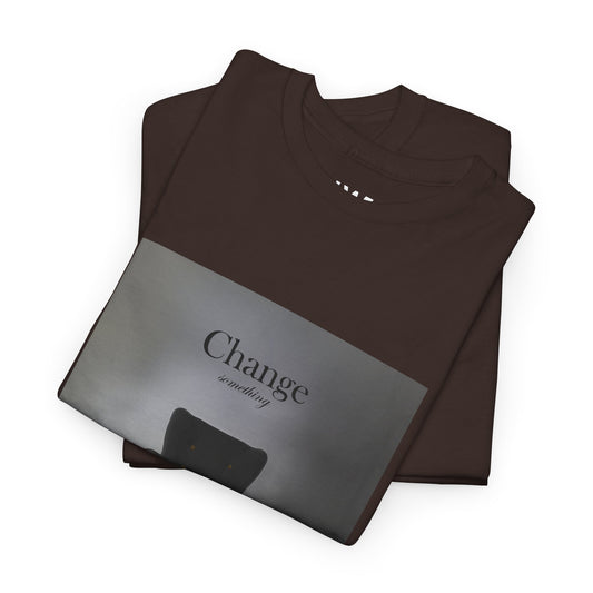 Brown Cotton Tee CHANGE SMTH Collection T-Shirt