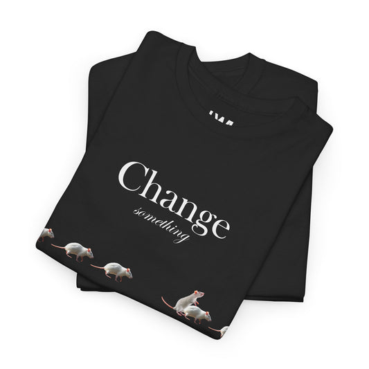 Black Cotton Tee CHANGE SMTH Collection T-Shirt