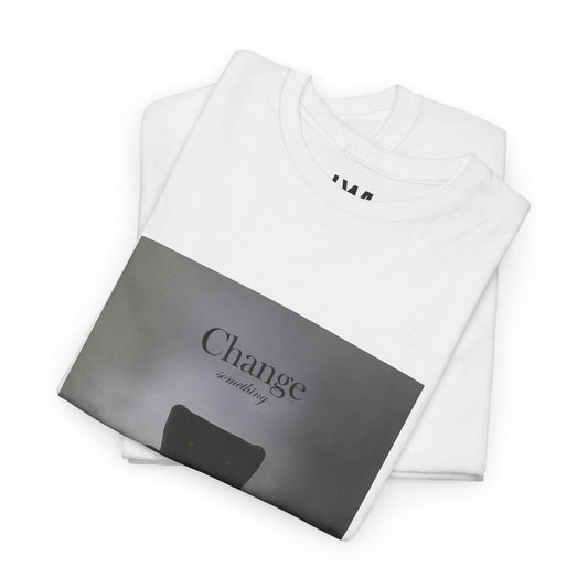 White Cotton Tee CHANGE SMTH Collection T-Shirt