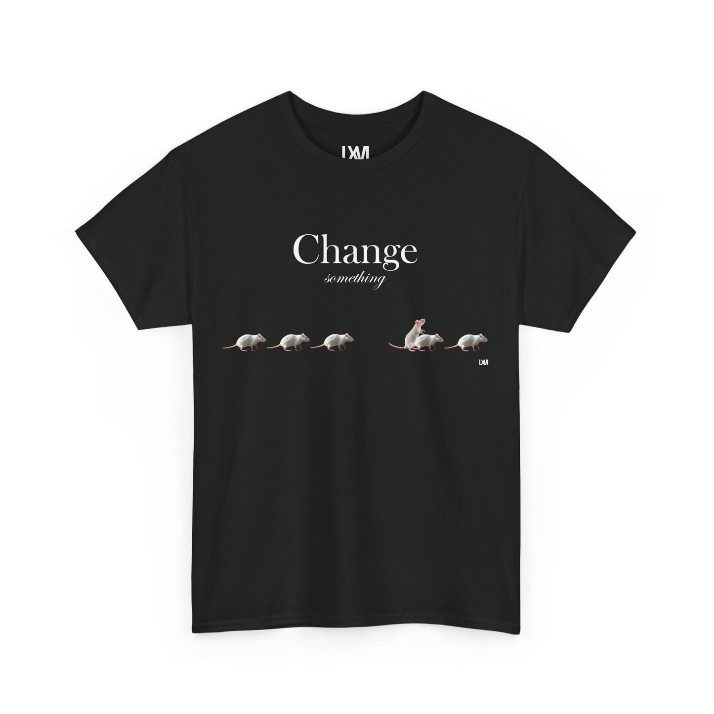 Black Cotton Tee CHANGE SMTH Collection T-Shirt