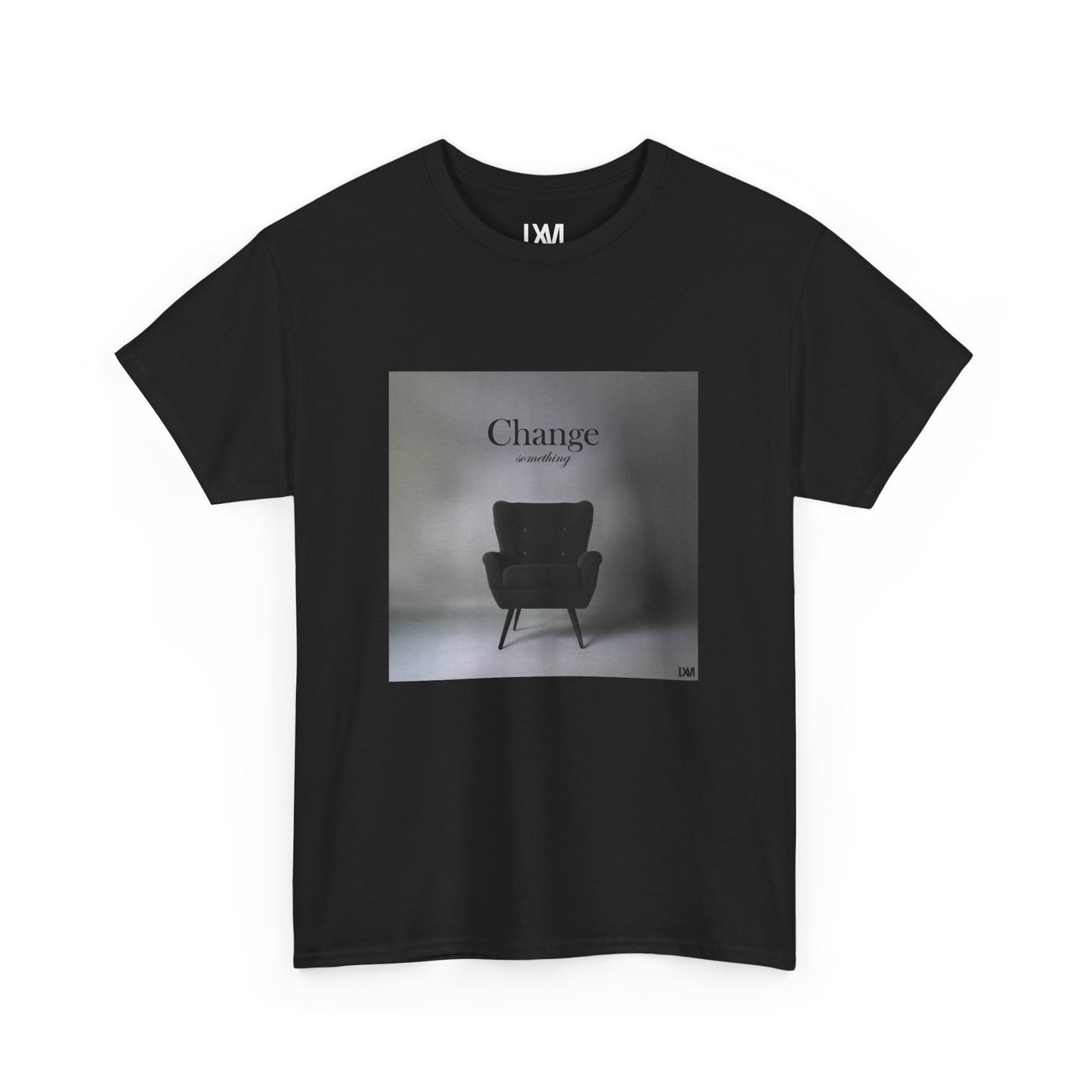 Black Cotton Tee CHANGE SMTH Collection T-Shirt