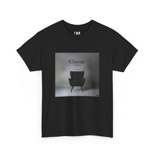 Black Cotton Tee CHANGE SMTH Collection T-Shirt