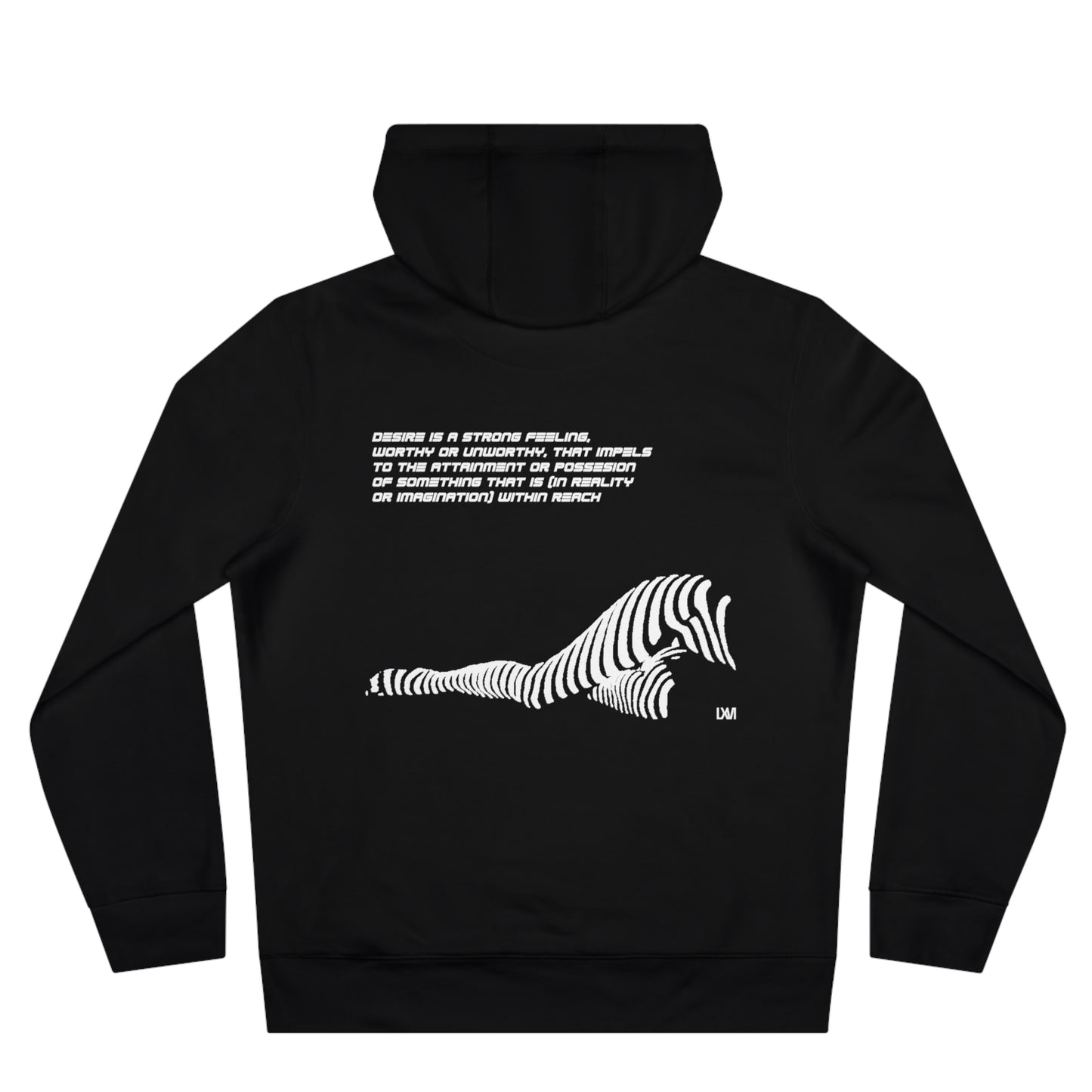 Black Hoodie DESIRE collection sweatshirt