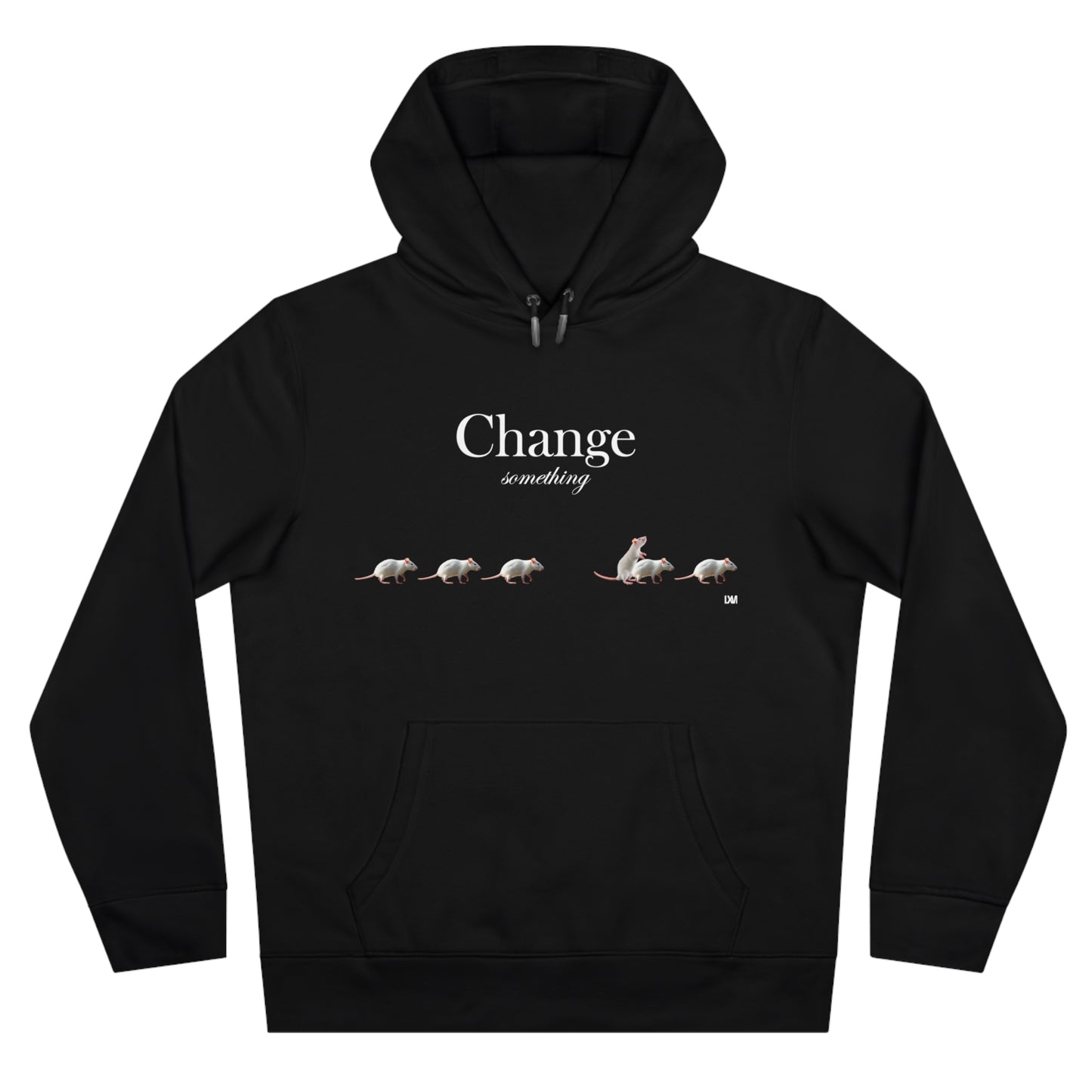 Black Hoodie CHANGE SMTH collection sweatshirt