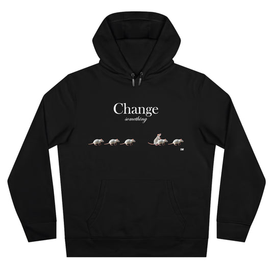 Black Hoodie CHANGE SMTH collection sweatshirt