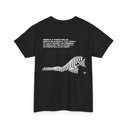 Black Cotton Tee DESIRE Collection T-Shirt