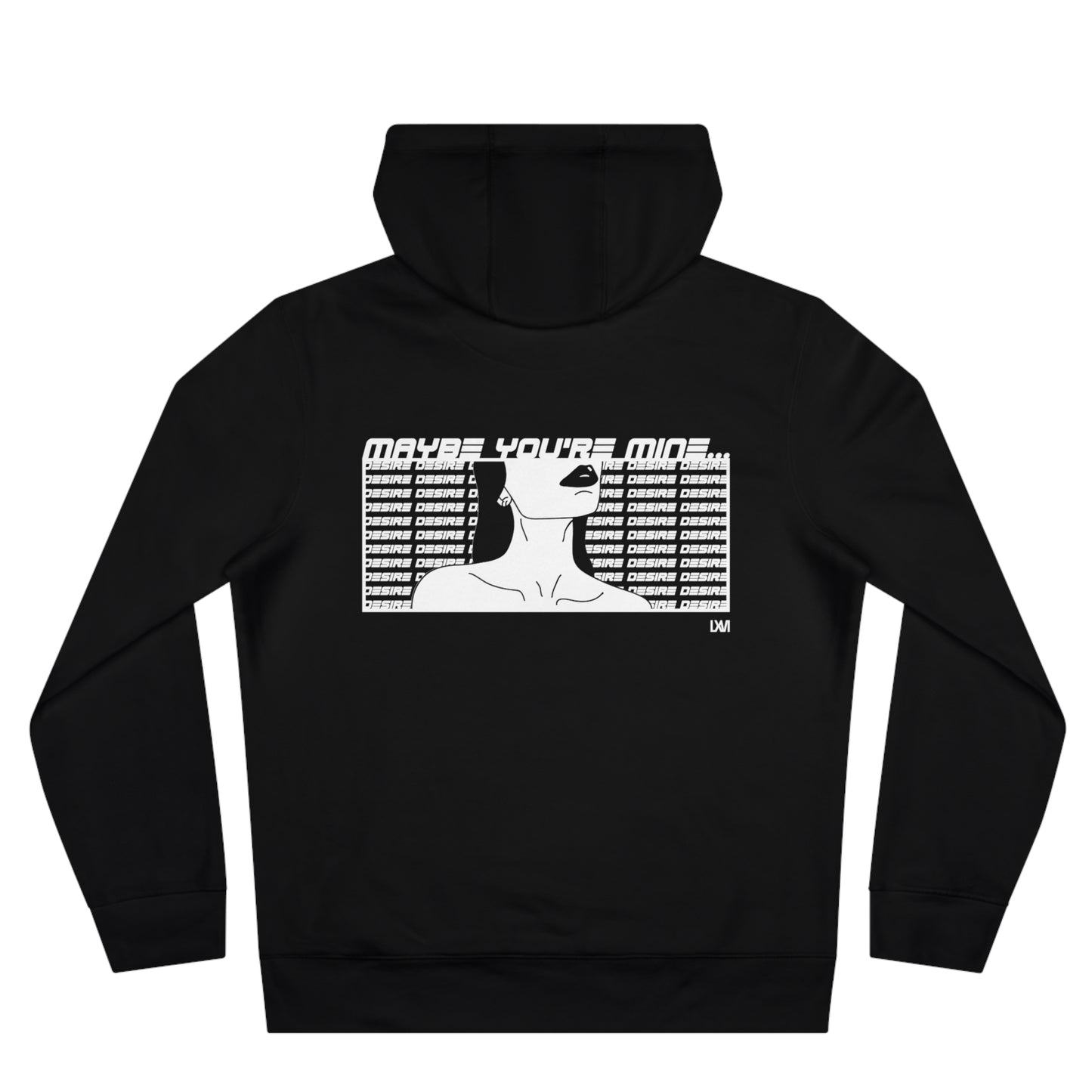 Black Hoodie DESIRE collection sweatshirt