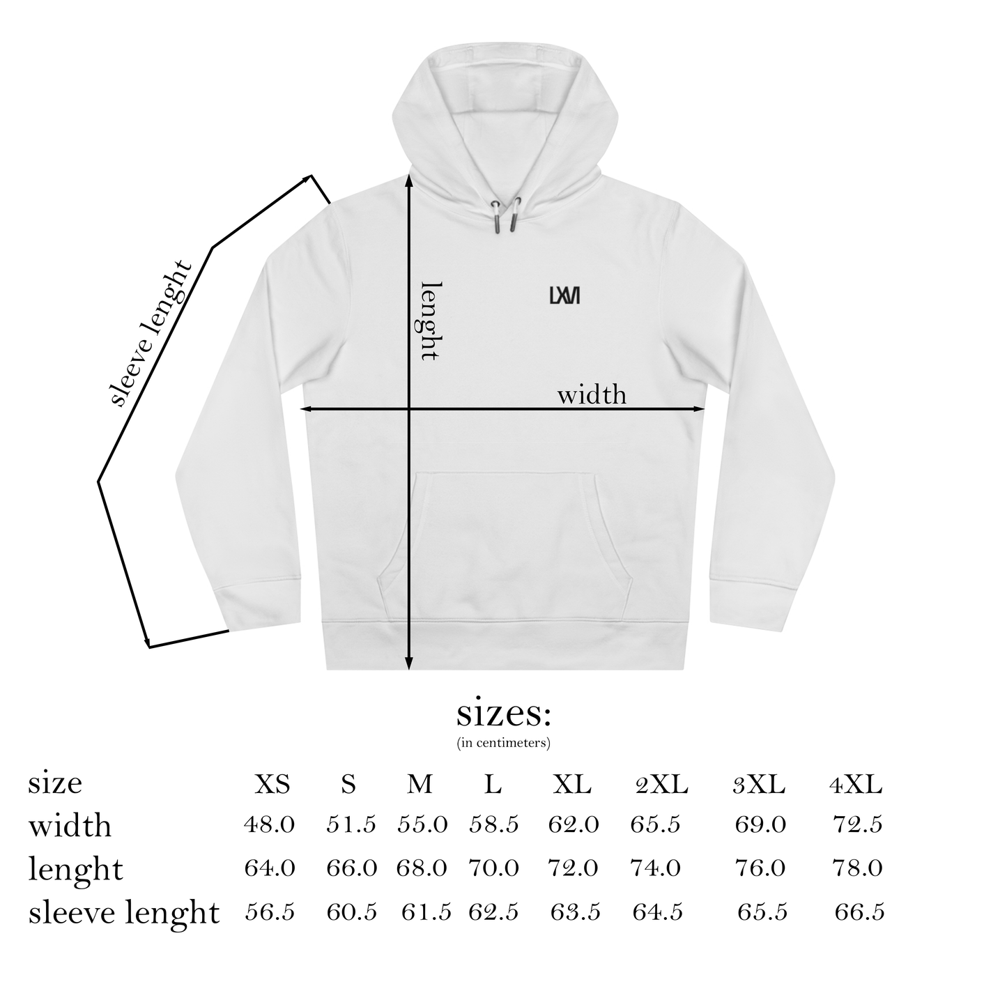 Black Hoodie ATTENTION collection sweatshirt