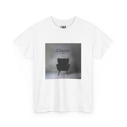 White Cotton Tee CHANGE SMTH Collection T-Shirt