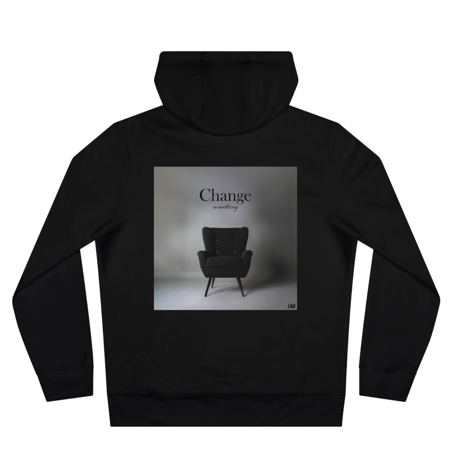 Black Hoodie CHANGE SMTH collection sweatshirt