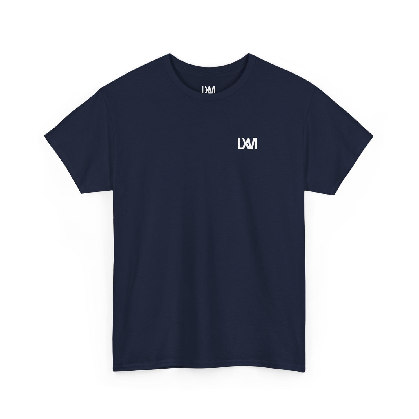 Navy Cotton Tee ATTENTION Collection T-Shirt
