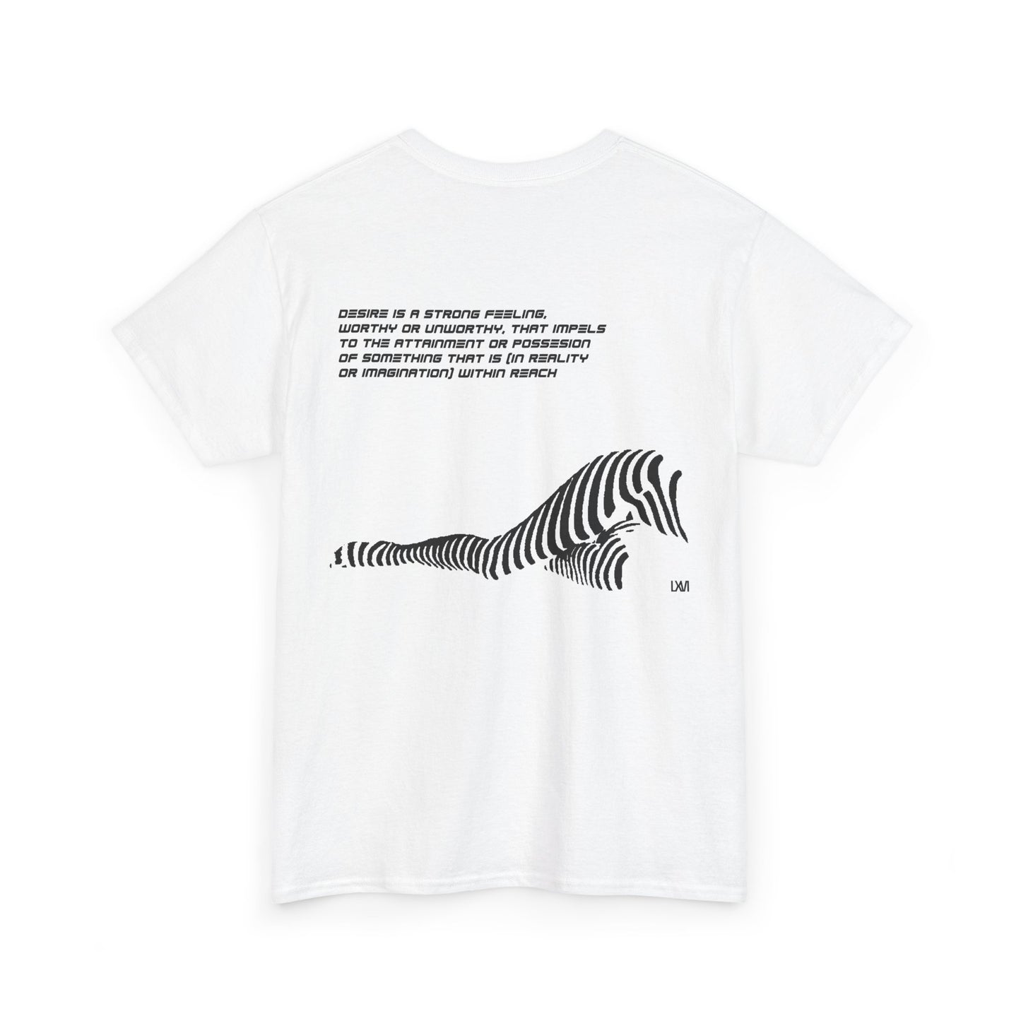 White Cotton Tee DESIRE Collection T-Shirt