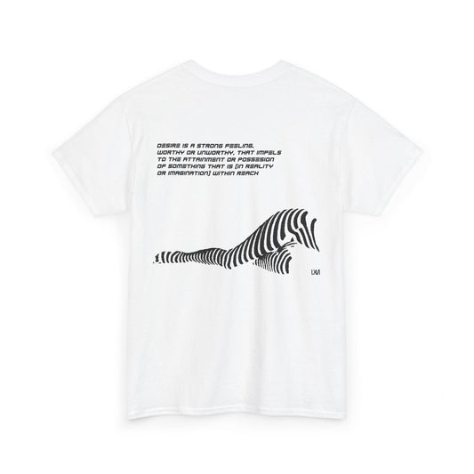 White Cotton Tee DESIRE Collection T-Shirt