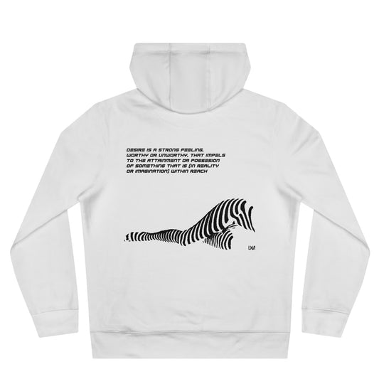 White Hoodie DESIRE collection sweatshirt